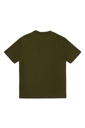 tshirt in cotone verde DSQUARED KIDS | DQ2464D004GDQ558